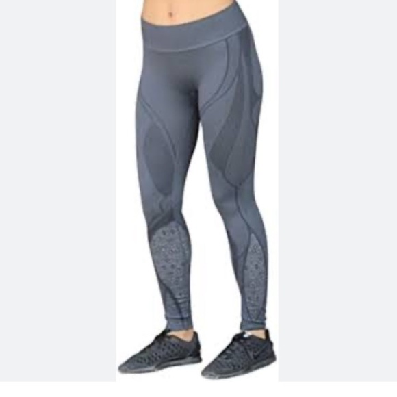 NUX Charcoal Serra Compression Leggings - Picture 1 of 6